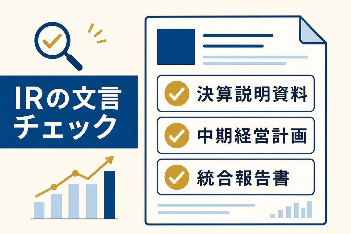 IRの累進配当文言チェック