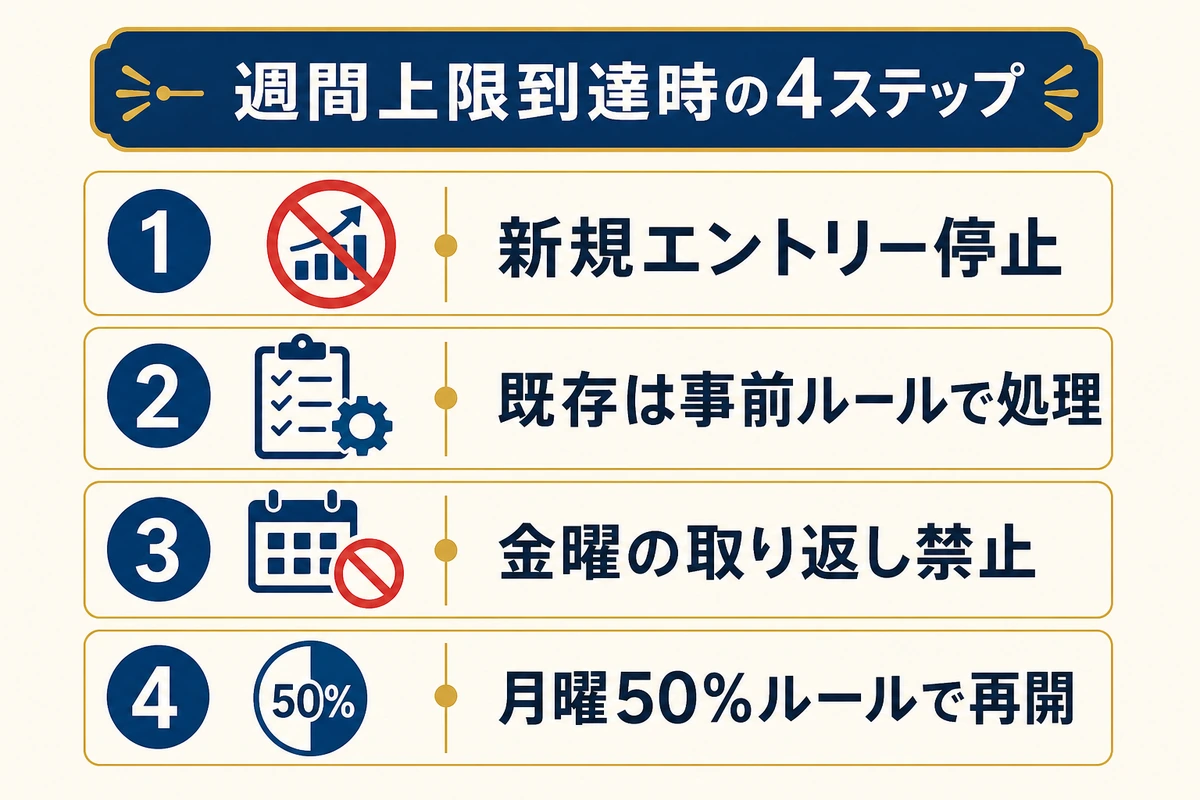 週間上限到達時の4ステップ