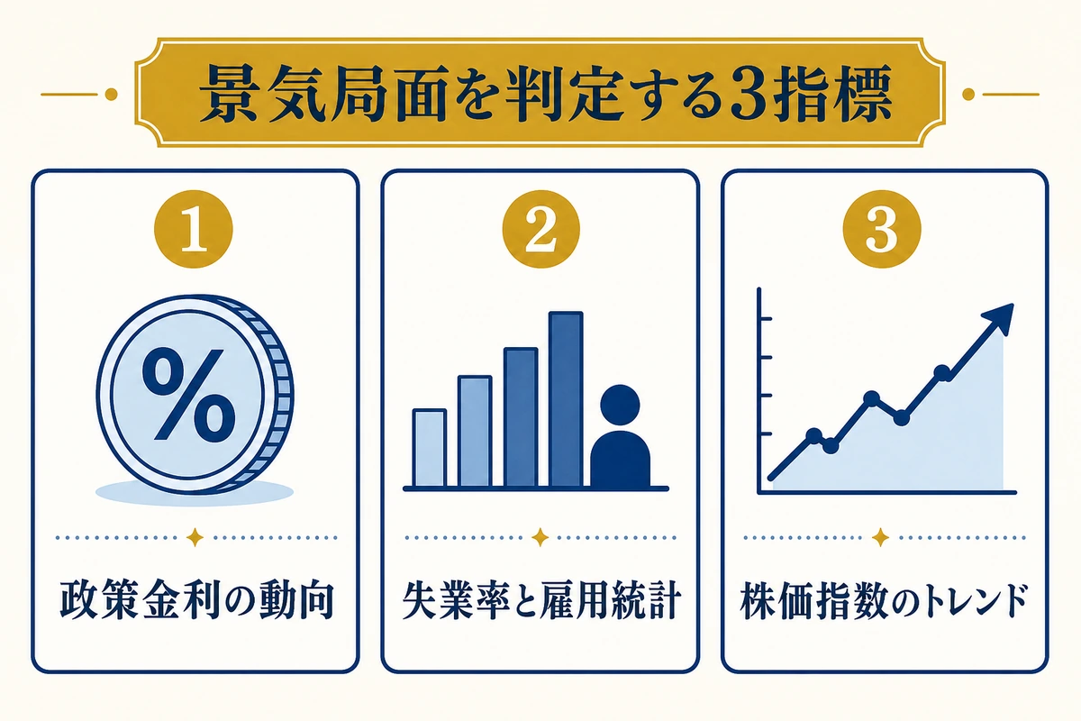 3 つの判定指標